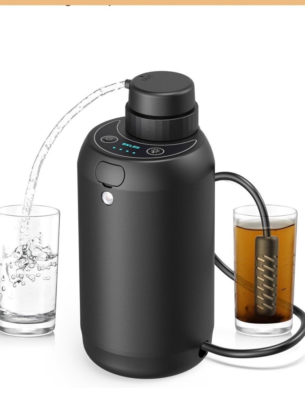 Electric Water Dispenser Pump - Black